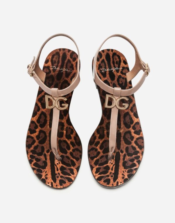 леопардовые сандалии